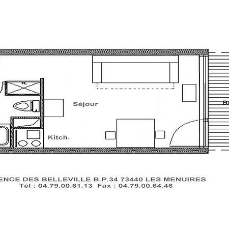 סן-מרטין-דה-בלוויל Residence Dorons - Studio Agreable - Centre Station Mae-3404 מראה חיצוני תמונה